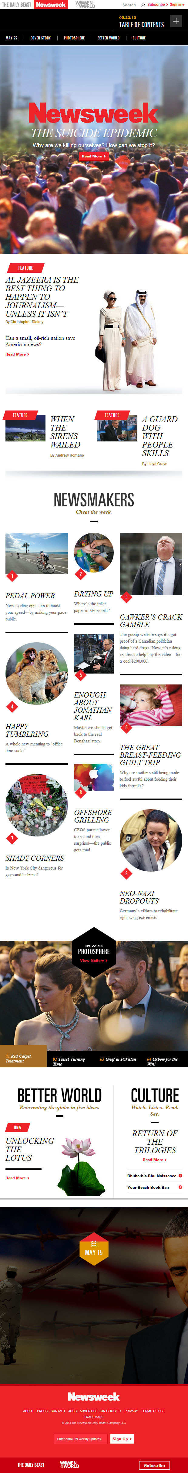 Newsweek 2.0 - A revista que foi redesenhada para o mundo digital