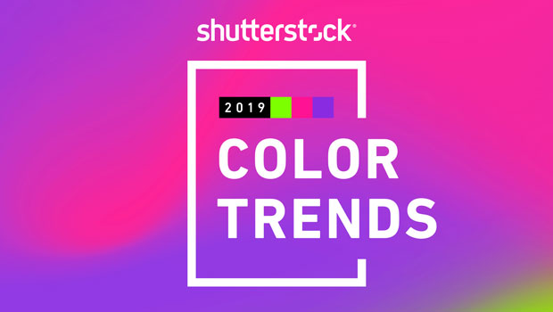 Tendências em cores: Shutterstock Color Trends 2019