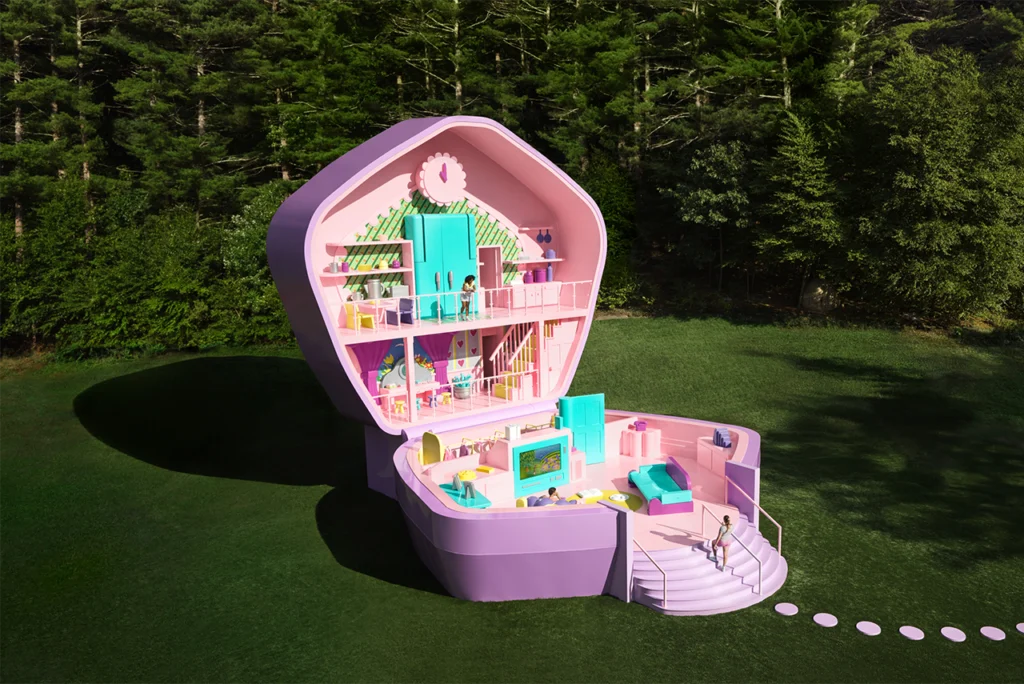 Casa da Polly Pocket ganha vida em experiência do Airbnb