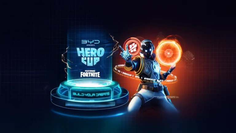 BYD estreia no mundo gamer com mapa no Fortnite e patrocínio à Hero Cup
