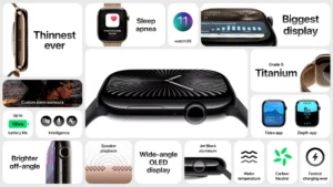 Resumo: Apple Watch Series 10 ganha redesign, monitoramente de apneia e novo acabamento