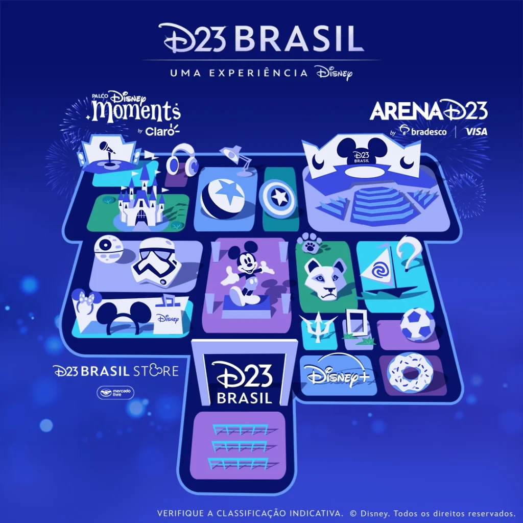 Mapa D23 Brasil