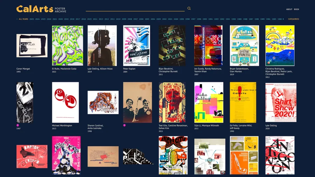 CalArts Poster Archive: Uma viagem gráfica pela história do design